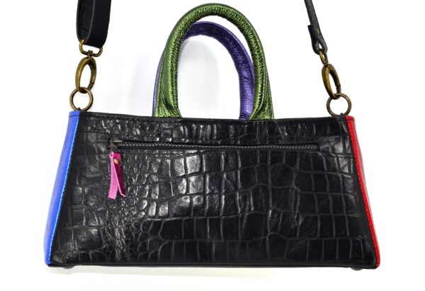 Multicolor metallic handtas - Afbeelding 4